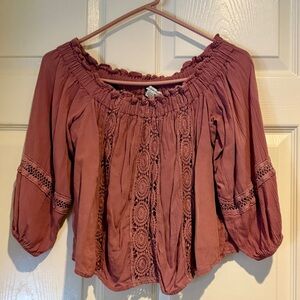 4 for $20 (bundle) American Eagle Outfitter Lace Blouse crop top
